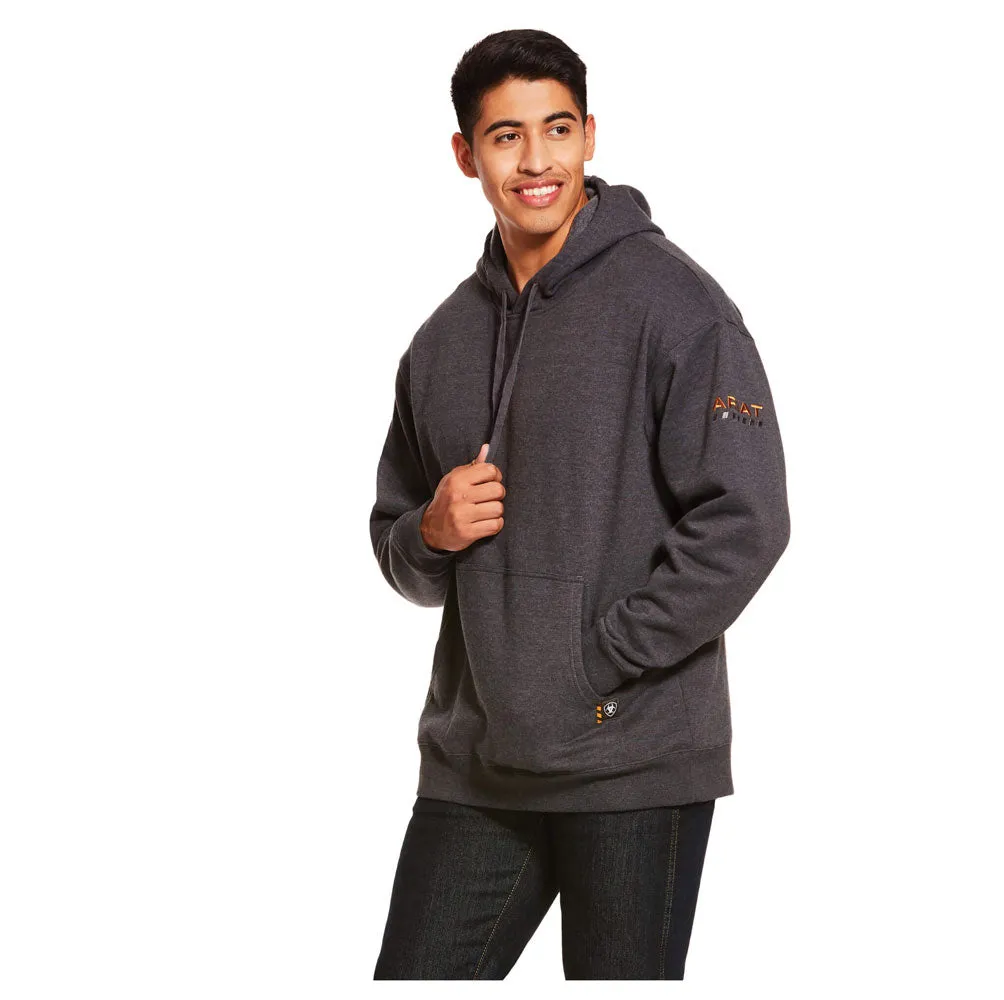 10020794 Ariat Men's Rebar Workman Hoodie - Charcoal