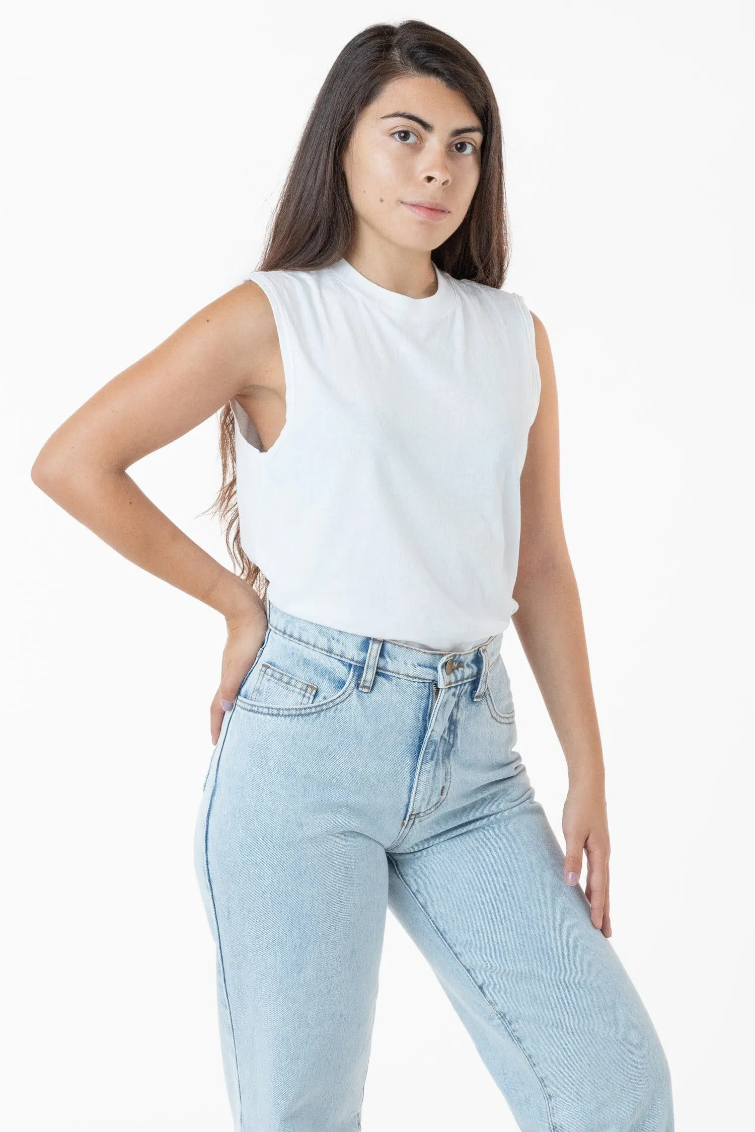 2865GD - Women's Garment Dye Muscle Tank