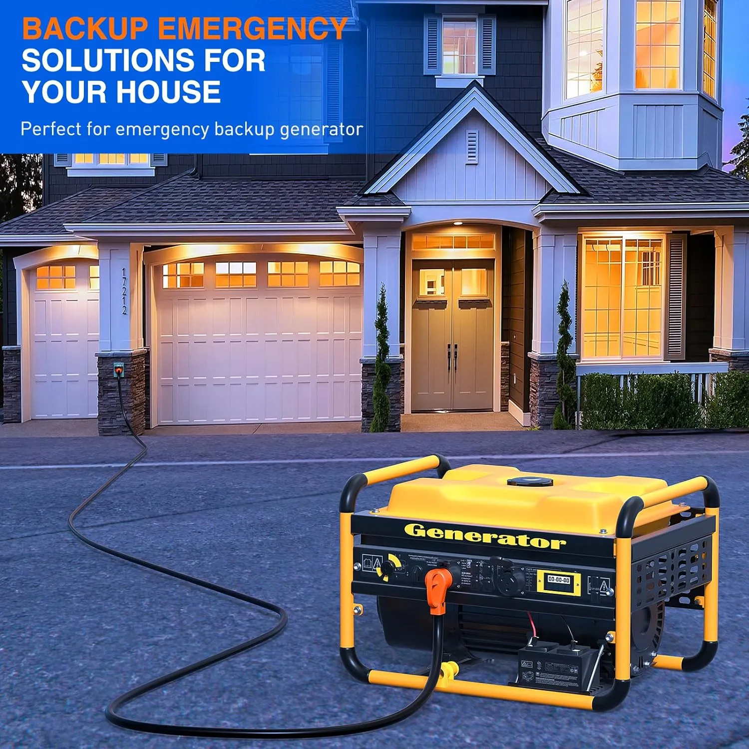 50Amp 15FT Generator Extension Cord