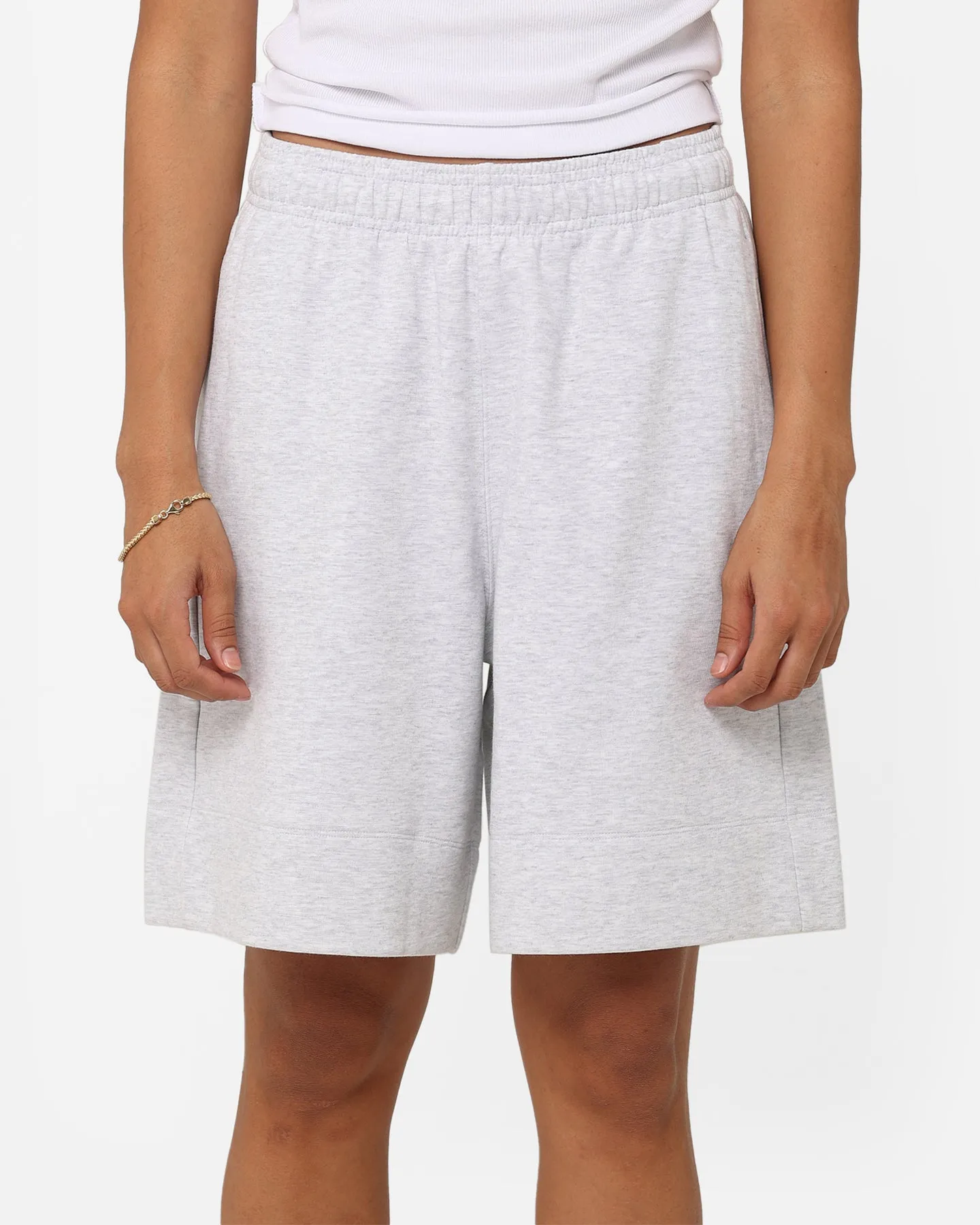 Adidas Women's Essentials Shorts Light Grey Heat