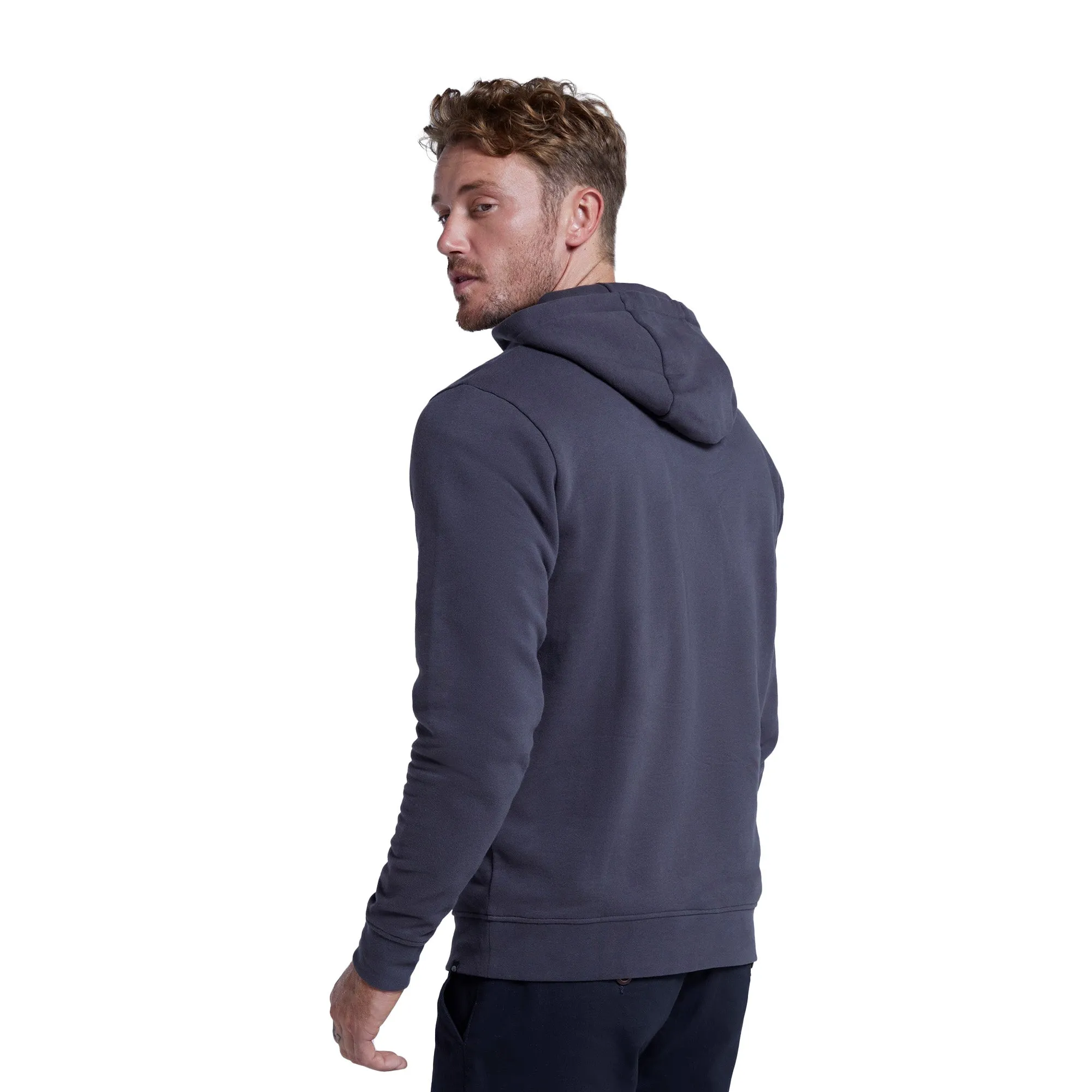 Animal Mens River Wavy Logo Hoodie