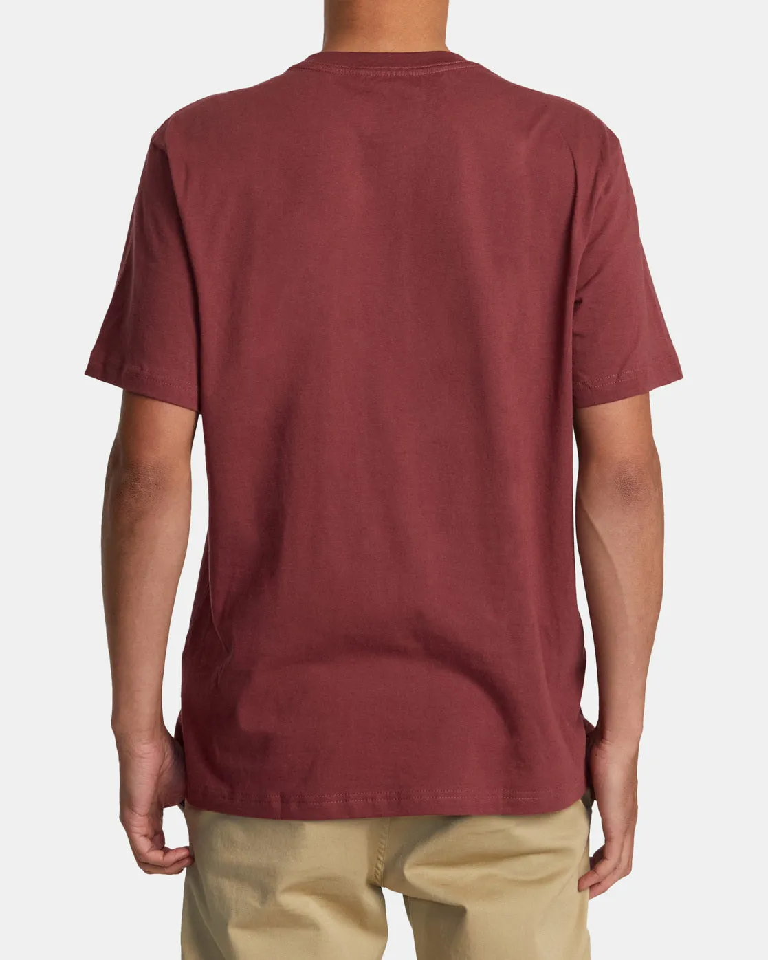 Balance Box Short Sleeve T-Shirt - Oxblood Red
