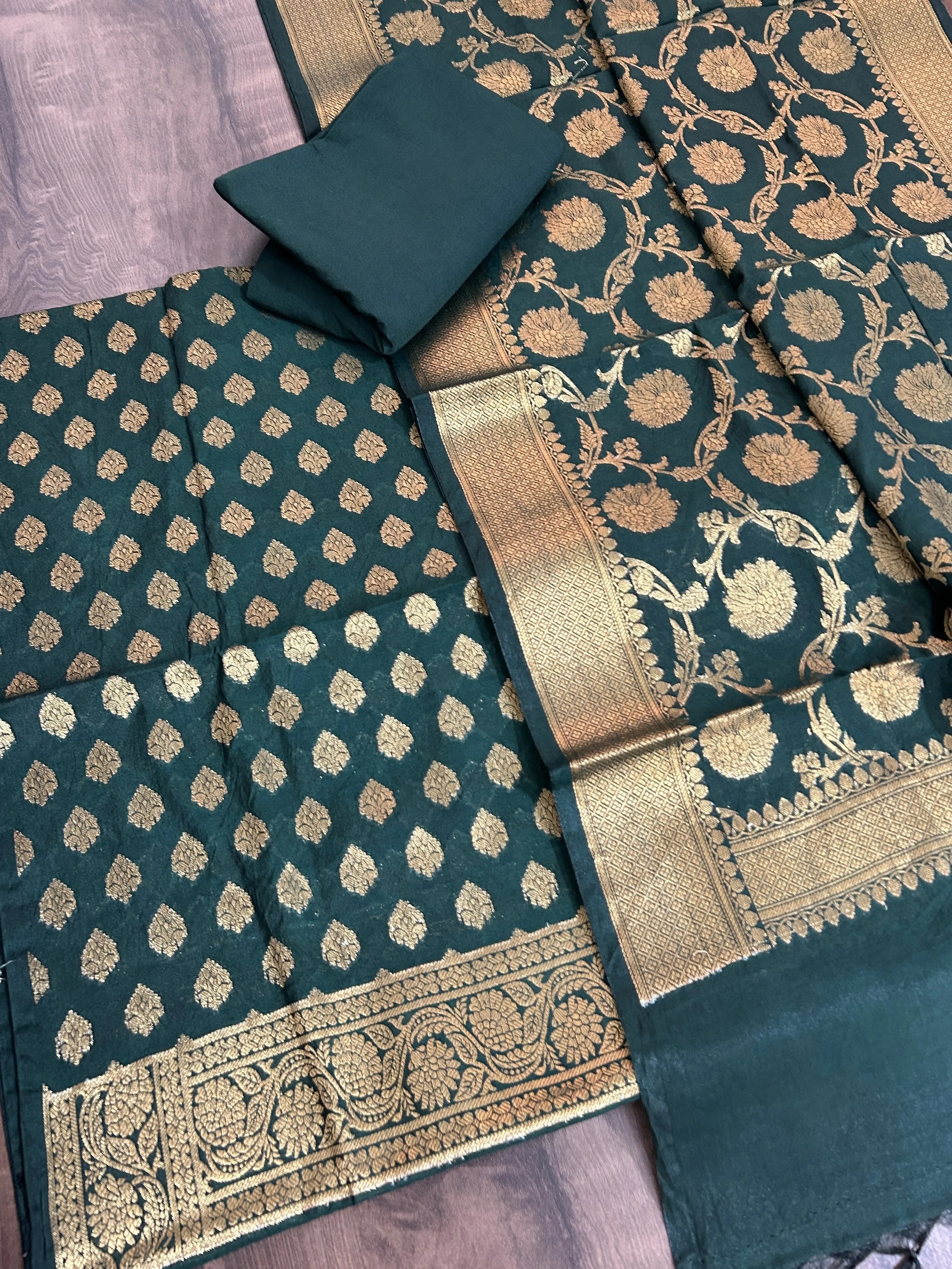 Banarasi Cotton Dress Material