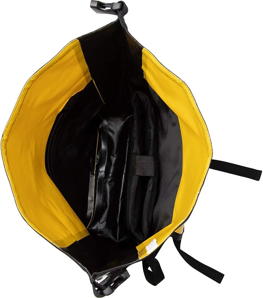 Body Glove Seaside Waterproof Floatable Backpack for Surfing, Kayaking, Hiking, Camping, Water Sports, Gym with Tablet/Laptop Sleeve,Yellow