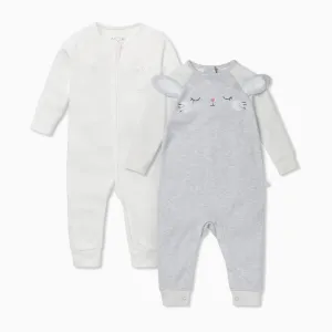 Bunny Sleepsuit Set