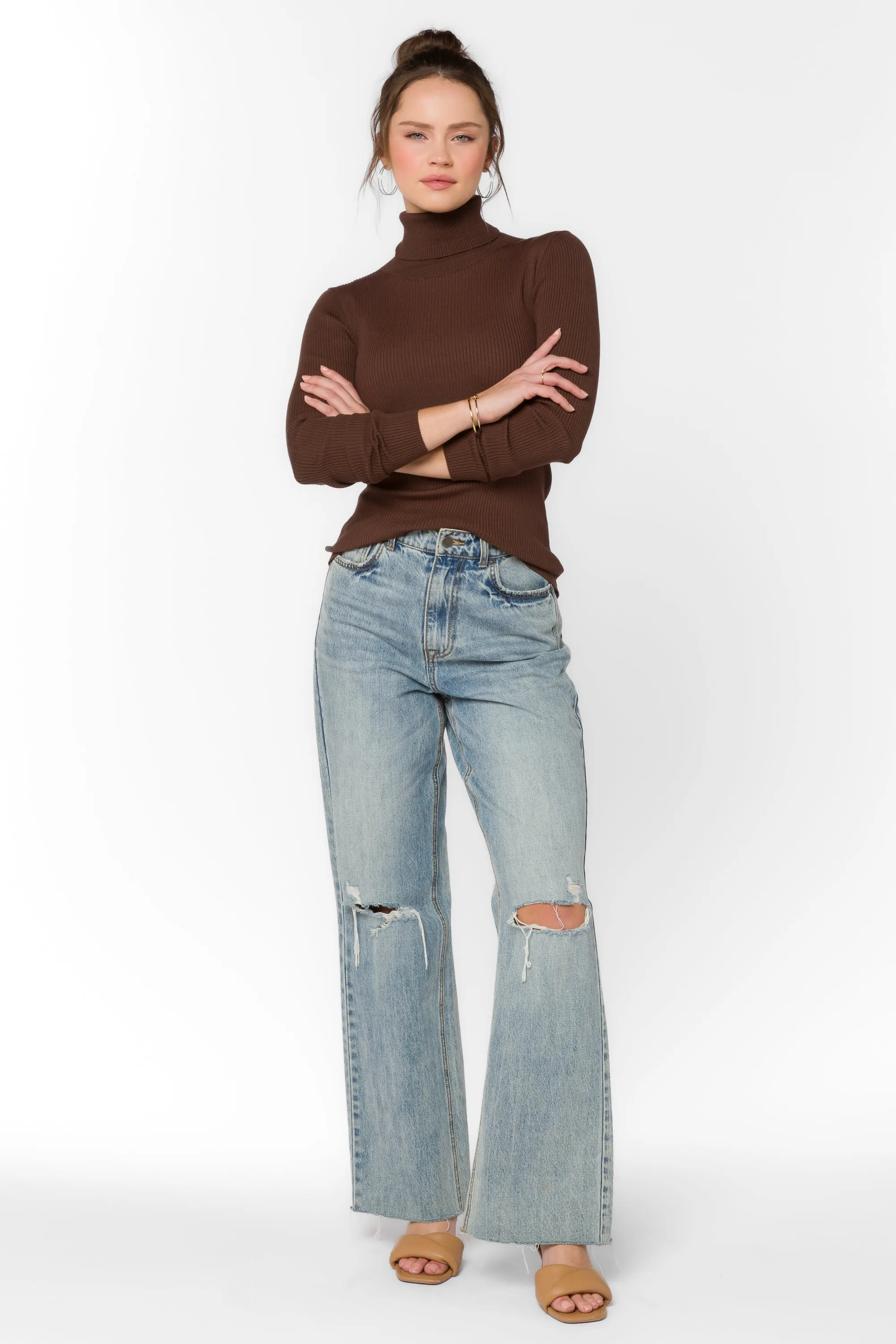 Cindy Java Brown Sweater