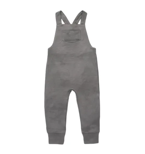 Colored Organics - Baby Oli Overalls in Pewter