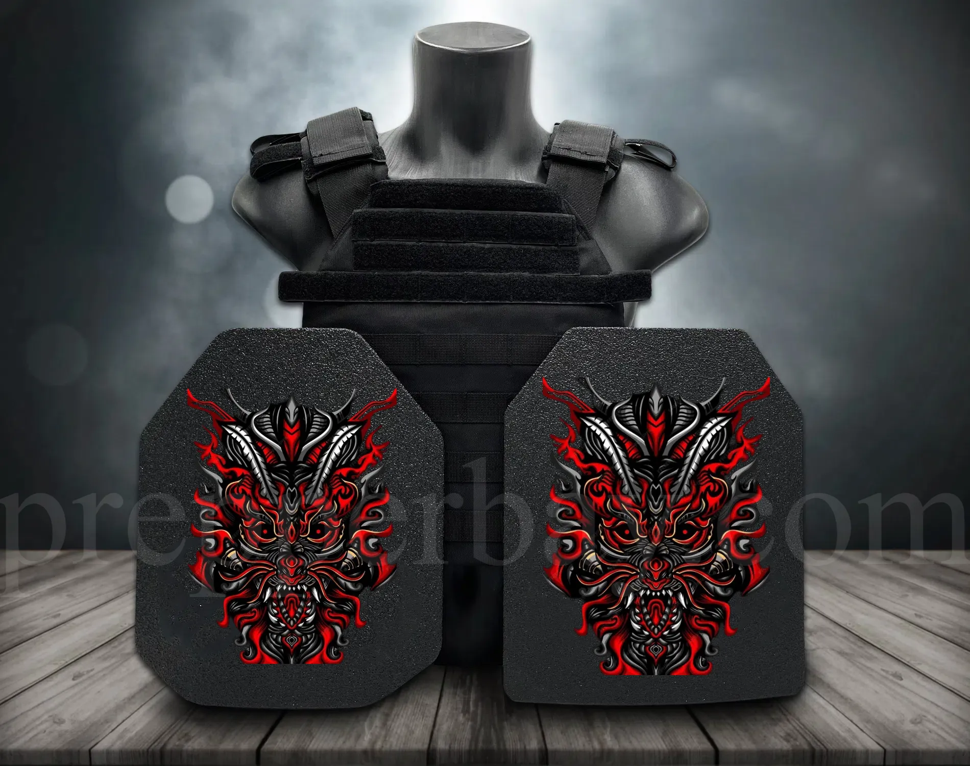 **Direct From Factory!Live Round Battles Tested!World 1st Groundbreaking 3D-Printing Customized HD Full Color Images Tactical Armor Plates - PROJECT DEVINE Level III  Top Quality UHMWPE Alumina Bulletproof Panels Vests & Backpacks**