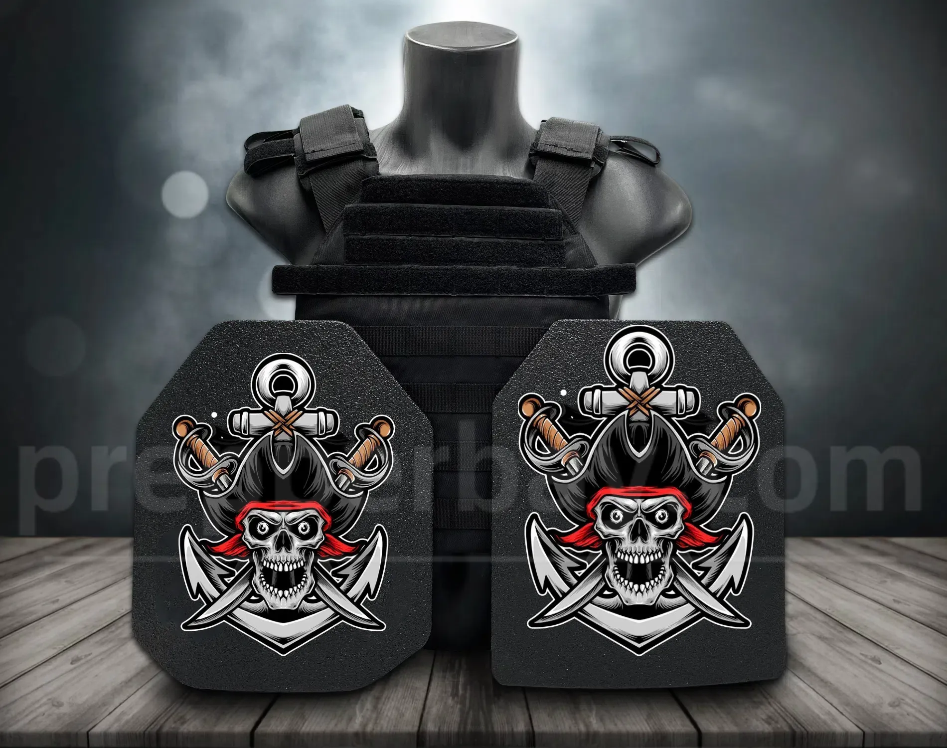 **Direct From Factory!Live Round Battles Tested!World 1st Groundbreaking 3D-Printing Customized HD Full Color Images Tactical Armor Plates - PROJECT DEVINE Level III  Top Quality UHMWPE Alumina Bulletproof Panels Vests & Backpacks**