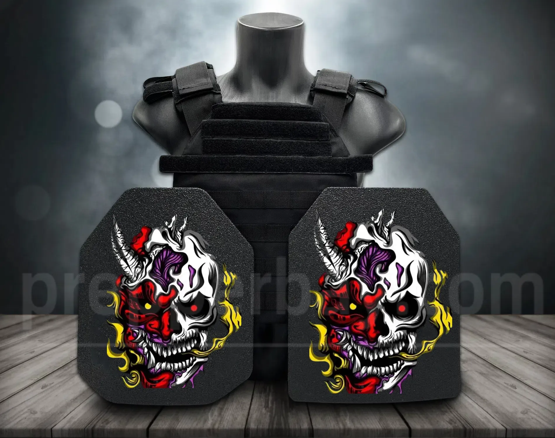 **Direct From Factory!Live Round Battles Tested!World 1st Groundbreaking 3D-Printing Customized HD Full Color Images Tactical Armor Plates - PROJECT DEVINE Level III  Top Quality UHMWPE Alumina Bulletproof Panels Vests & Backpacks**