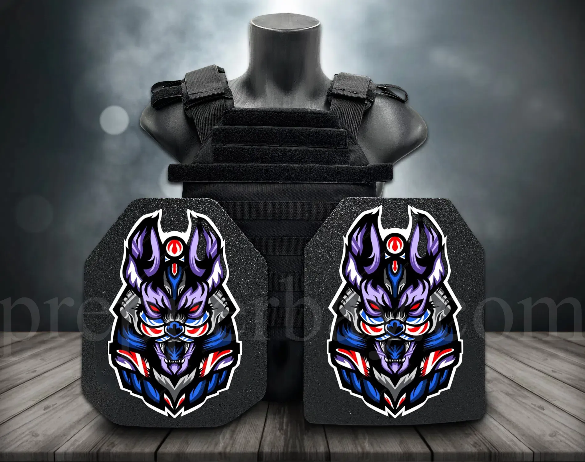 **Direct From Factory!Live Round Battles Tested!World 1st Groundbreaking 3D-Printing Customized HD Full Color Images Tactical Armor Plates - PROJECT DEVINE Level III  Top Quality UHMWPE Alumina Bulletproof Panels Vests & Backpacks**