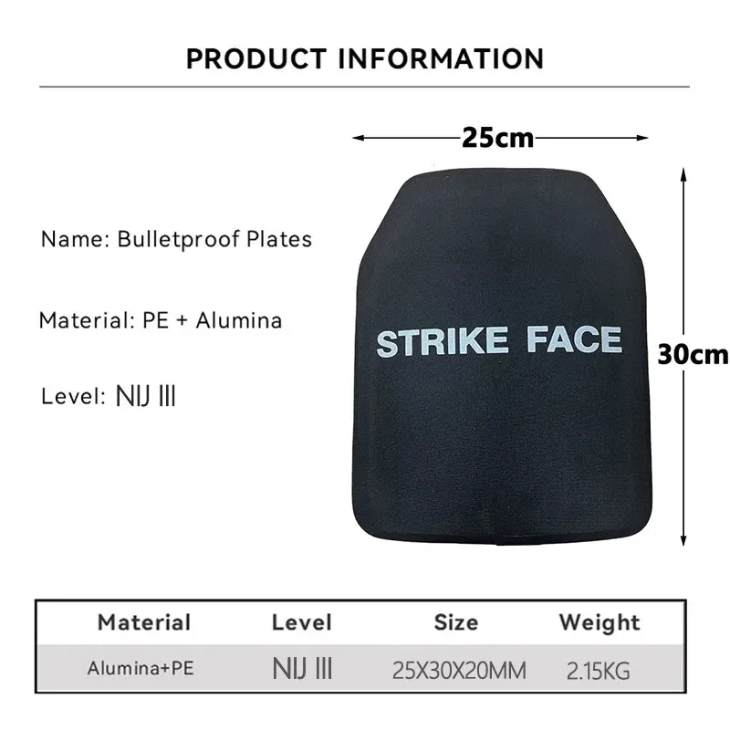 **Direct From Factory!Live Round Battles Tested!World 1st Groundbreaking 3D-Printing Customized HD Full Color Images Tactical Armor Plates - PROJECT DEVINE Level III  Top Quality UHMWPE Alumina Bulletproof Panels Vests & Backpacks**