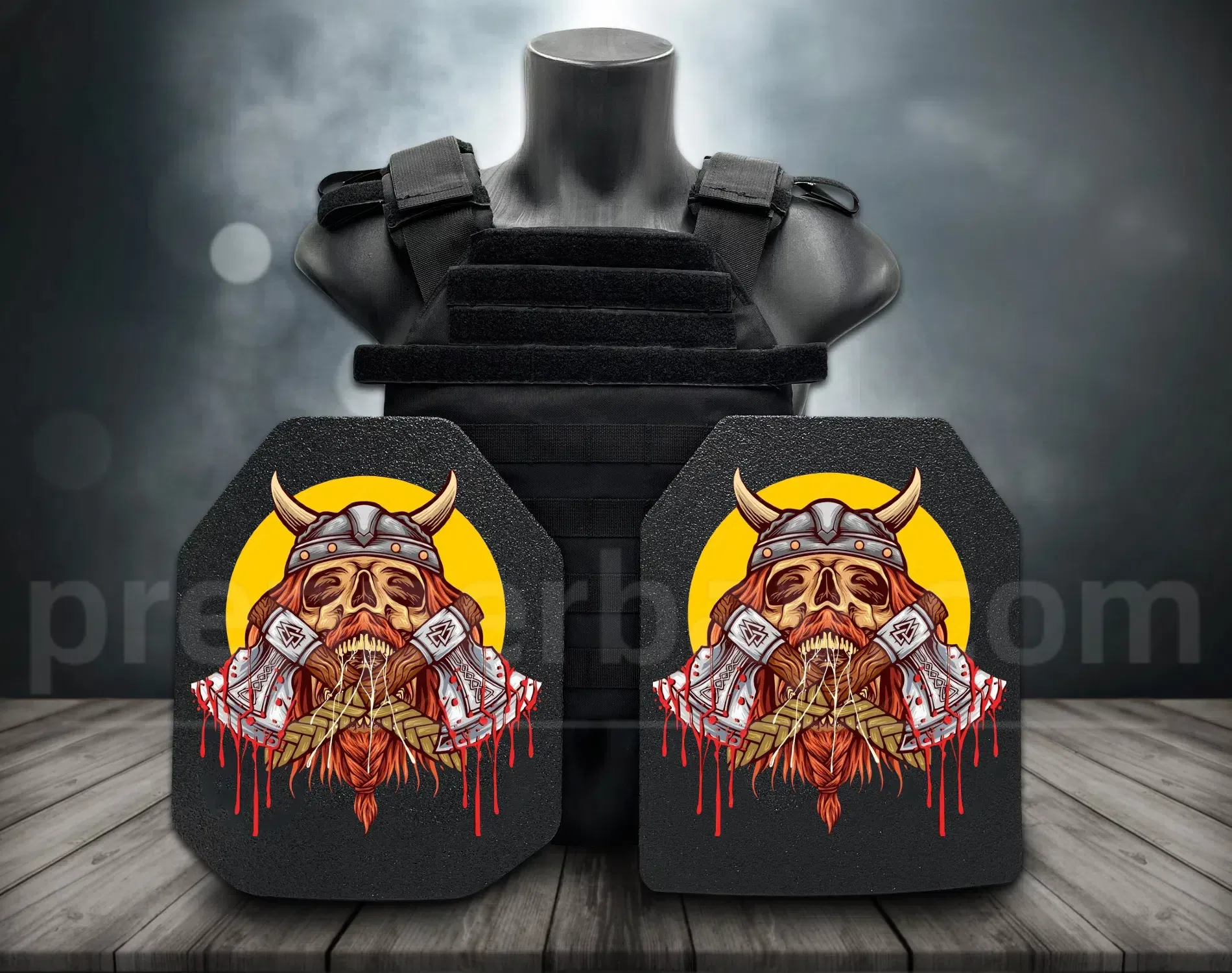 **Direct From Factory!Live Round Battles Tested!World 1st Groundbreaking 3D-Printing Customized HD Full Color Images Tactical Armor Plates - PROJECT DEVINE Level III  Top Quality UHMWPE Alumina Bulletproof Panels Vests & Backpacks**