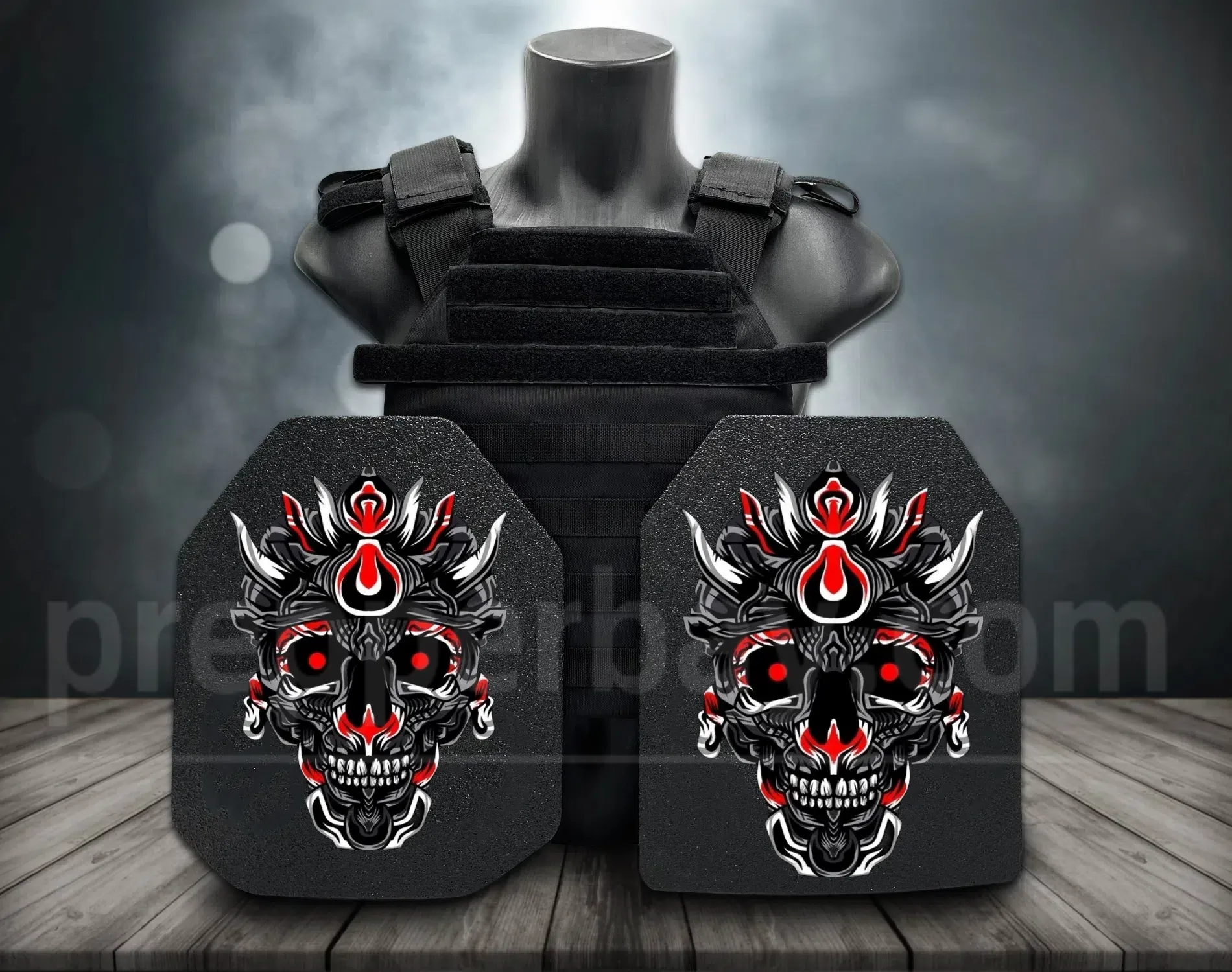 **Direct From Factory!Live Round Battles Tested!World 1st Groundbreaking 3D-Printing Customized HD Full Color Images Tactical Armor Plates - PROJECT DEVINE Level III  Top Quality UHMWPE Alumina Bulletproof Panels Vests & Backpacks**