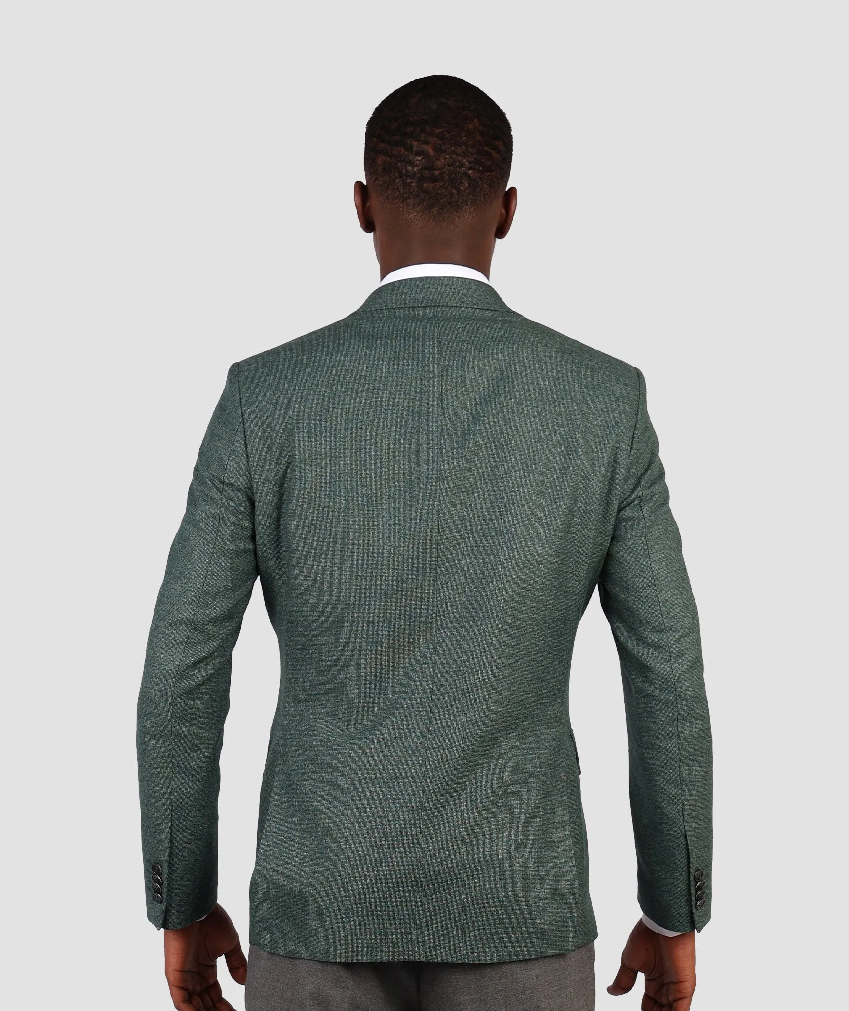 DS Damat Slim Fit Green 3 Pc Suit