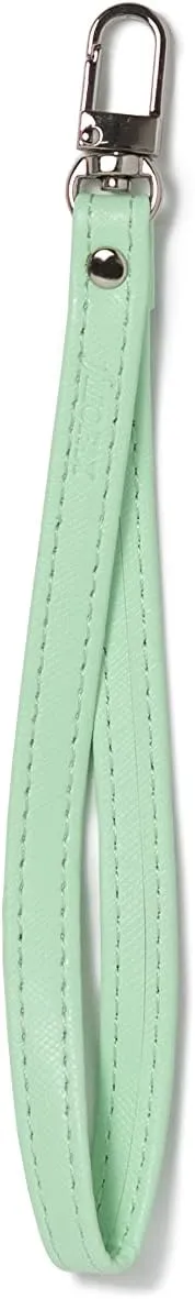 Filofax Saffiano Personal Compact Zip Organizer Accessory, Wristlet Strap, Faux-Leather, Neo Mint (B132799)