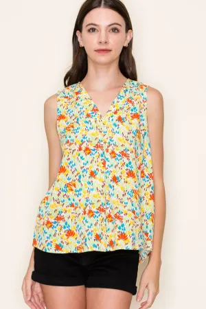Floral Sleeveless Top