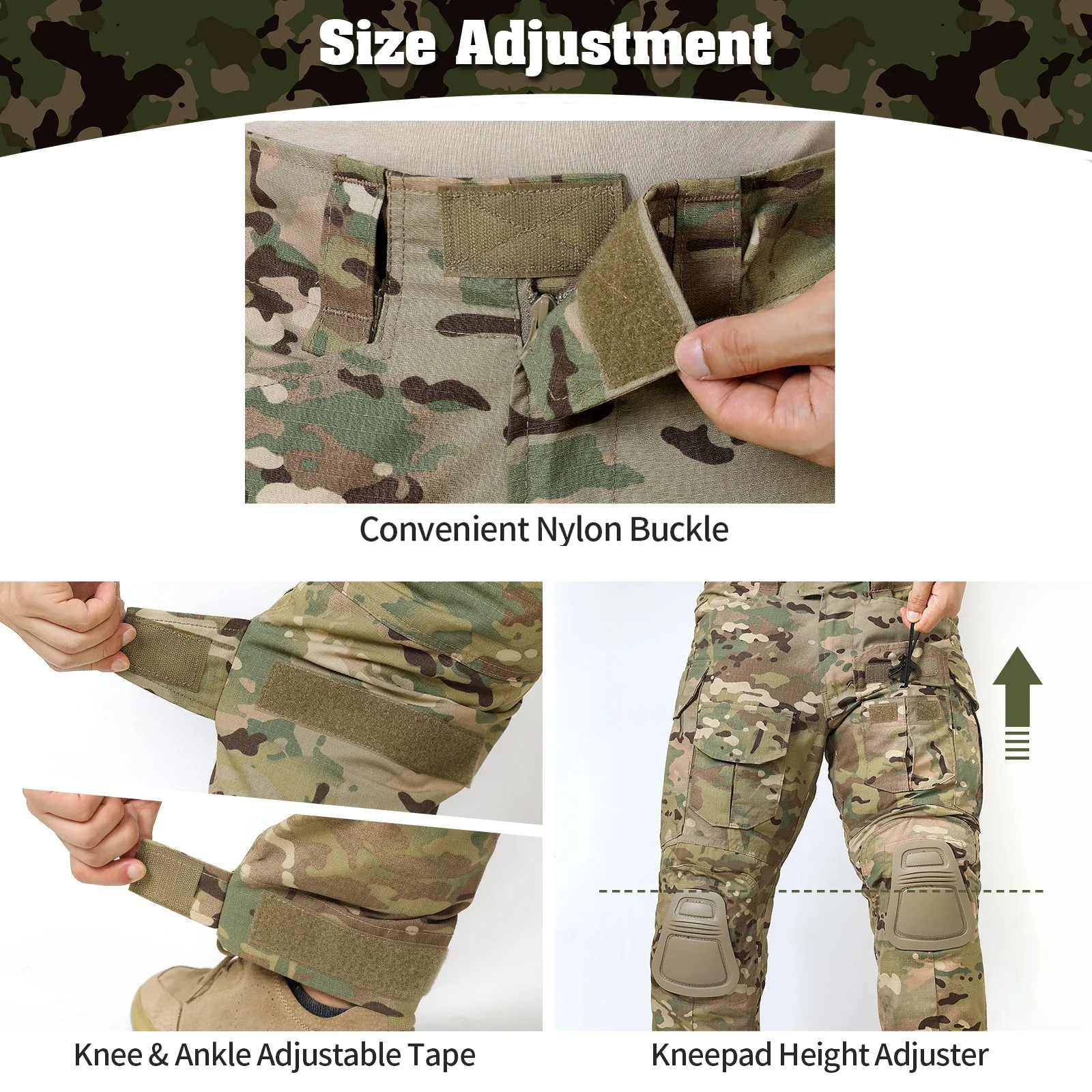 G3 Pro Combat Clothing Suit Men's Tactical Uniform Camouflage