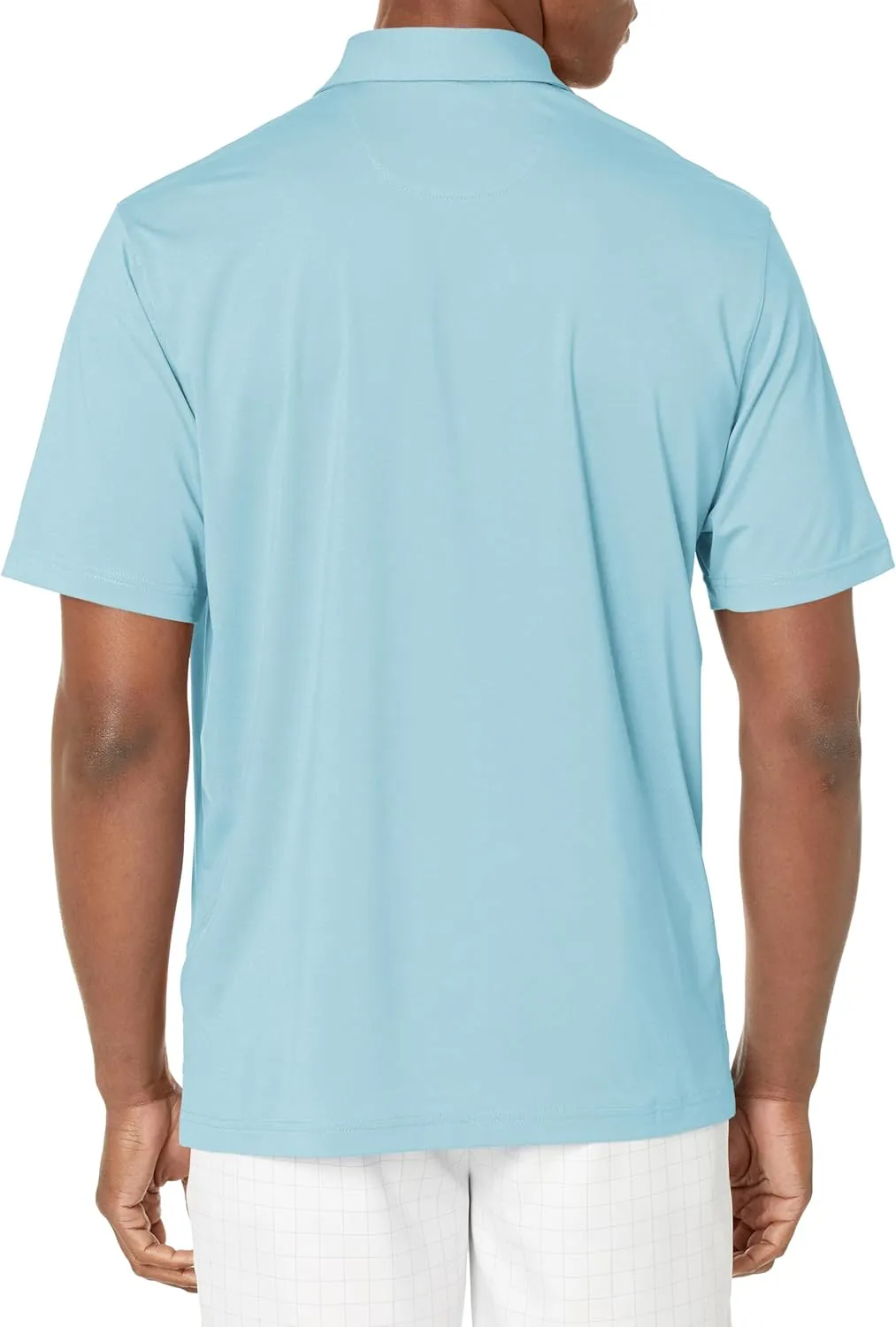 Greg Norman Men's Ml75 Stretch Sky Polo