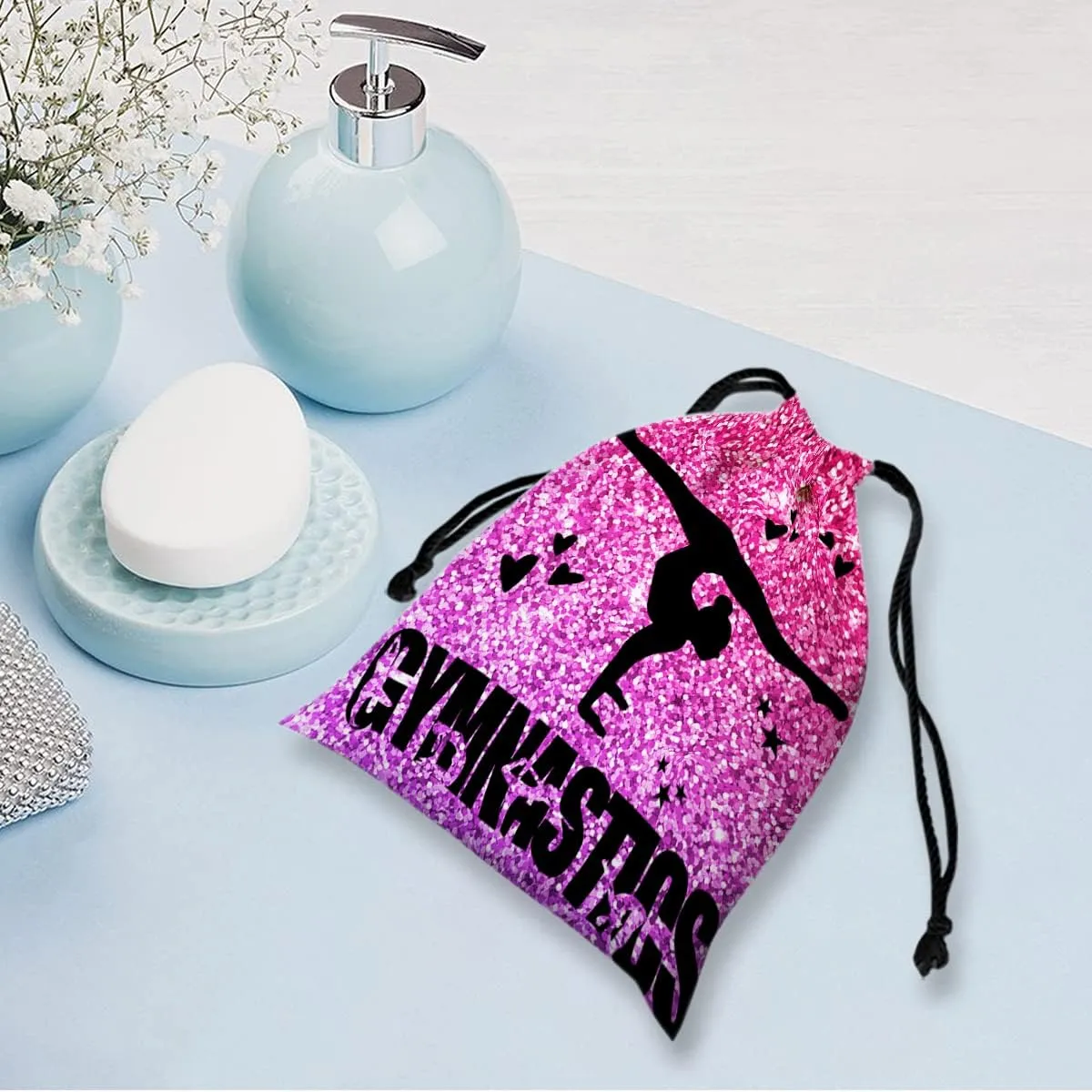 Gymnastics Drawstring Grip Bags Small Drawstring Bag Waterproof Gym Storage Pouch For Holding Gymnastics Grips