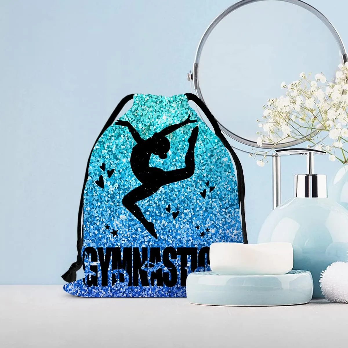 Gymnastics Drawstring Grip Bags Small Drawstring Bag Waterproof Gym Storage Pouch For Holding Gymnastics Grips
