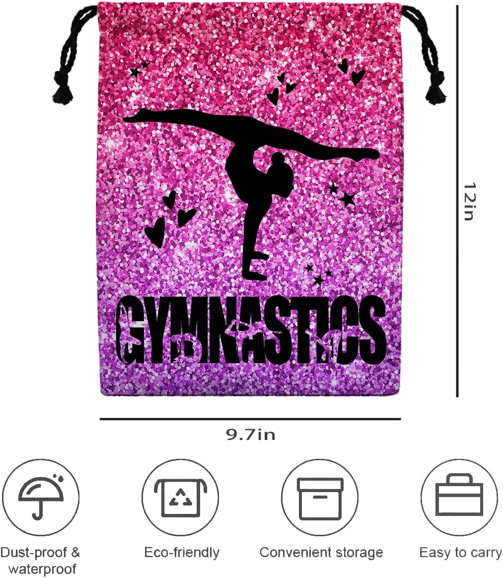 Gymnastics Drawstring Grip Bags Small Drawstring Bag Waterproof Gym Storage Pouch For Holding Gymnastics Grips