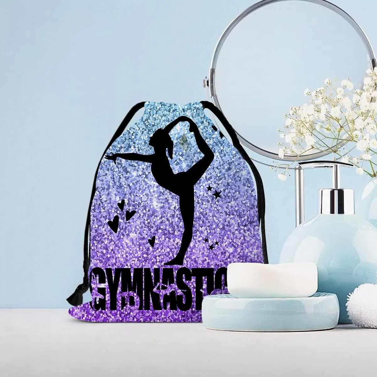 Gymnastics Drawstring Grip Bags Small Drawstring Bag Waterproof Gym Storage Pouch For Holding Gymnastics Grips