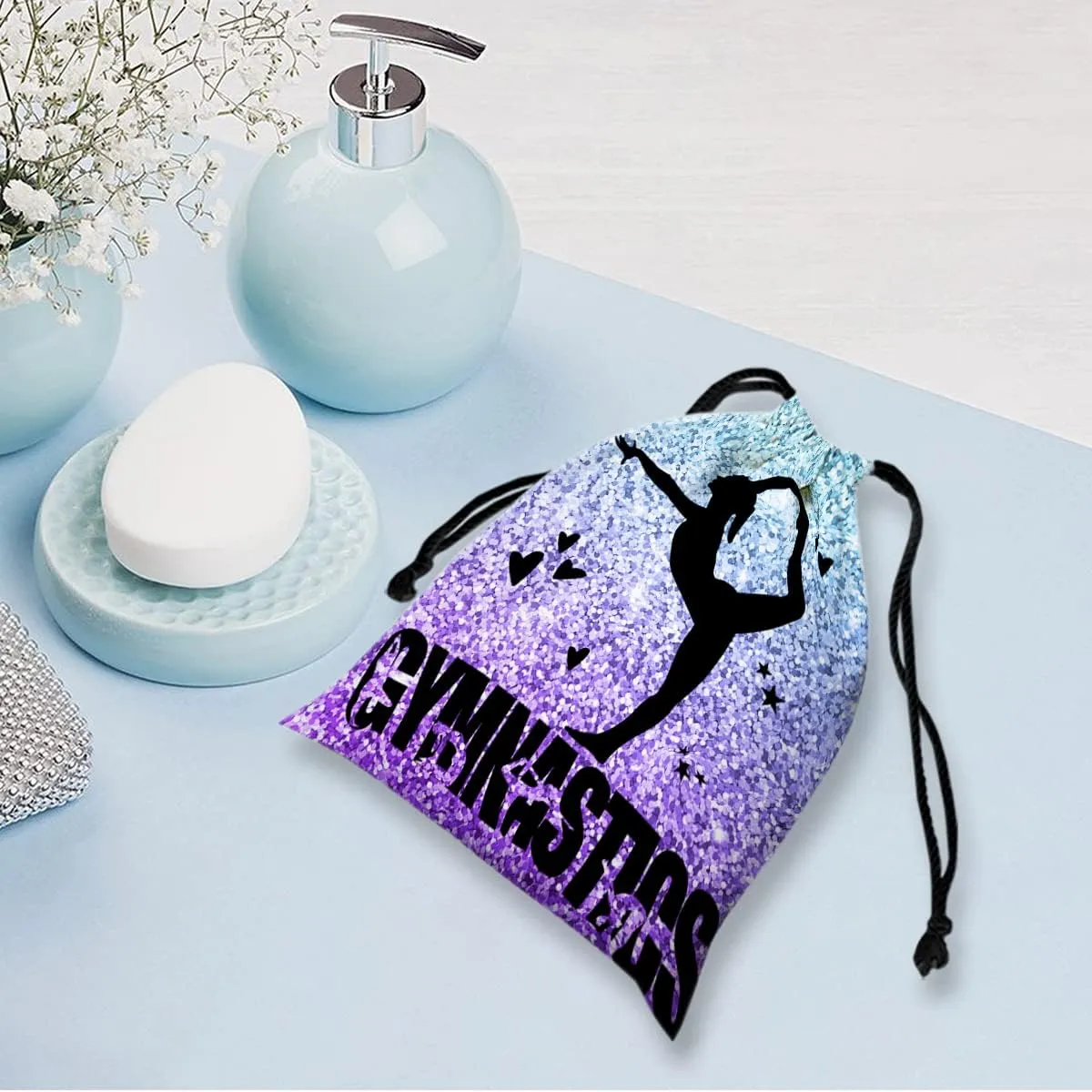 Gymnastics Drawstring Grip Bags Small Drawstring Bag Waterproof Gym Storage Pouch For Holding Gymnastics Grips
