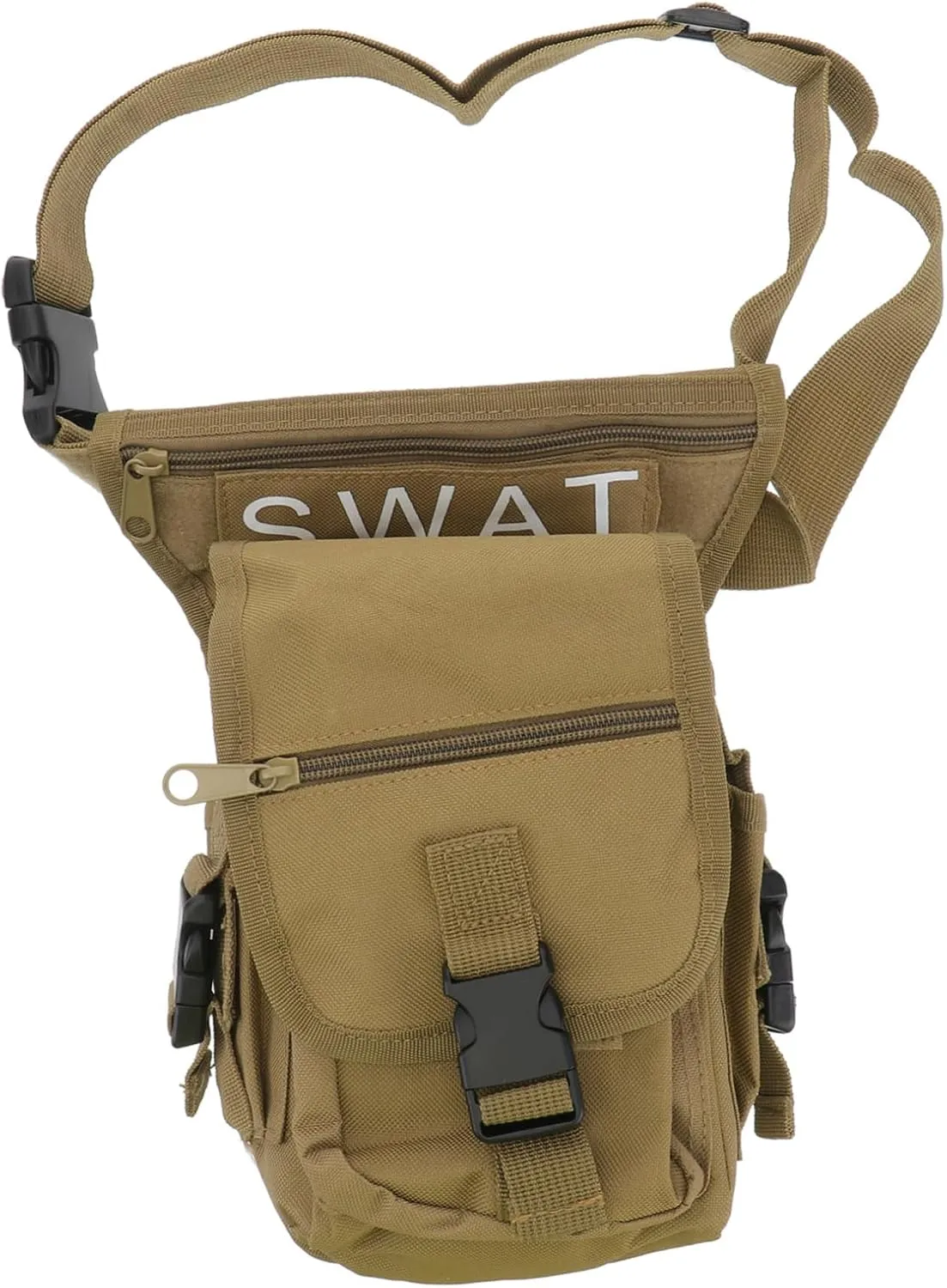 Happyyami Djustable Leg Bag Waterproof Thigh Pouch Oxford Fabric Compact for Outdoor Adventures