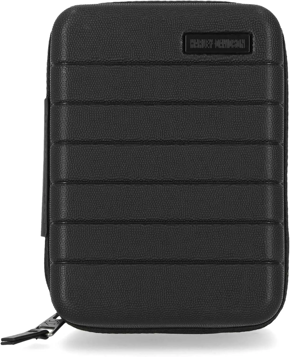 Harley-Davidson Men's H-D Logo Plastic Molded Zippered Travel Kit - Black