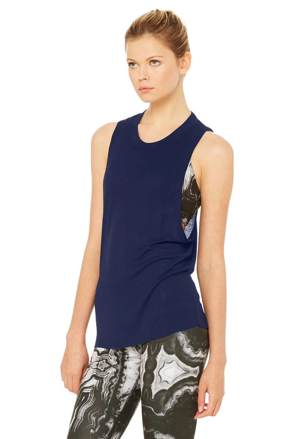 Heat-Wave Tank - Rich Navy