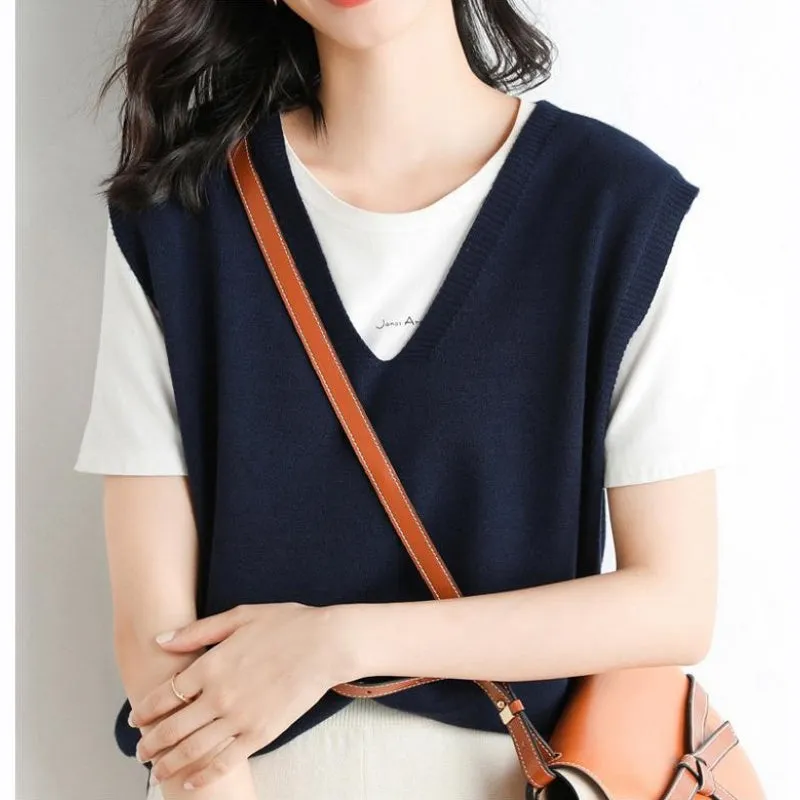 Hot Sale 60% offWomen's Ultra-Soft V-Neck Knit Vest