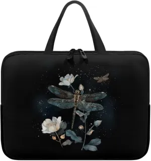 Kuiaobaty Large Zippered Tote Bag for Women Men Laptop Case for College
