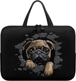 Kuiaobaty Large Zippered Tote Bag for Women Men Laptop Case for College
