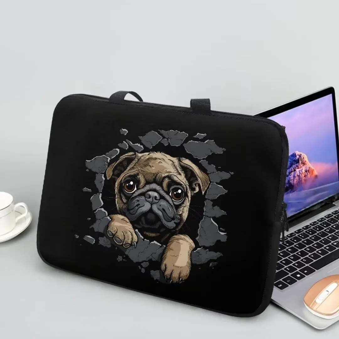 Kuiaobaty Large Zippered Tote Bag for Women Men Laptop Case for College