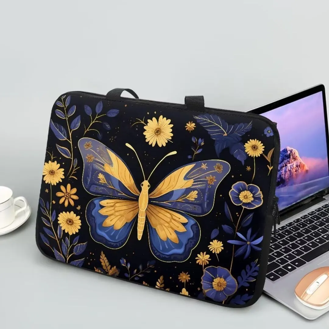 Kuiaobaty Large Zippered Tote Bag for Women Men Laptop Case for College