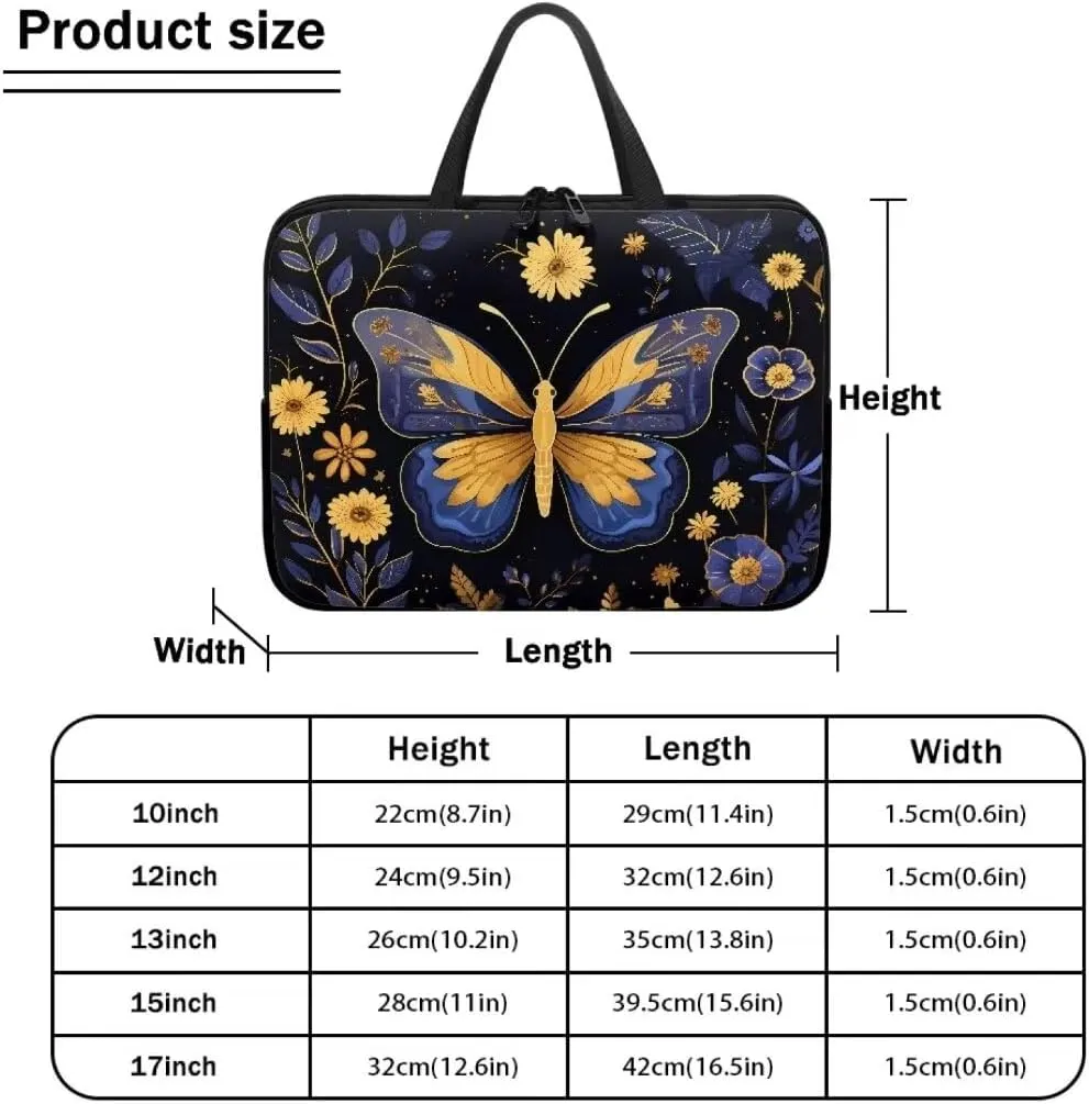 Kuiaobaty Large Zippered Tote Bag for Women Men Laptop Case for College