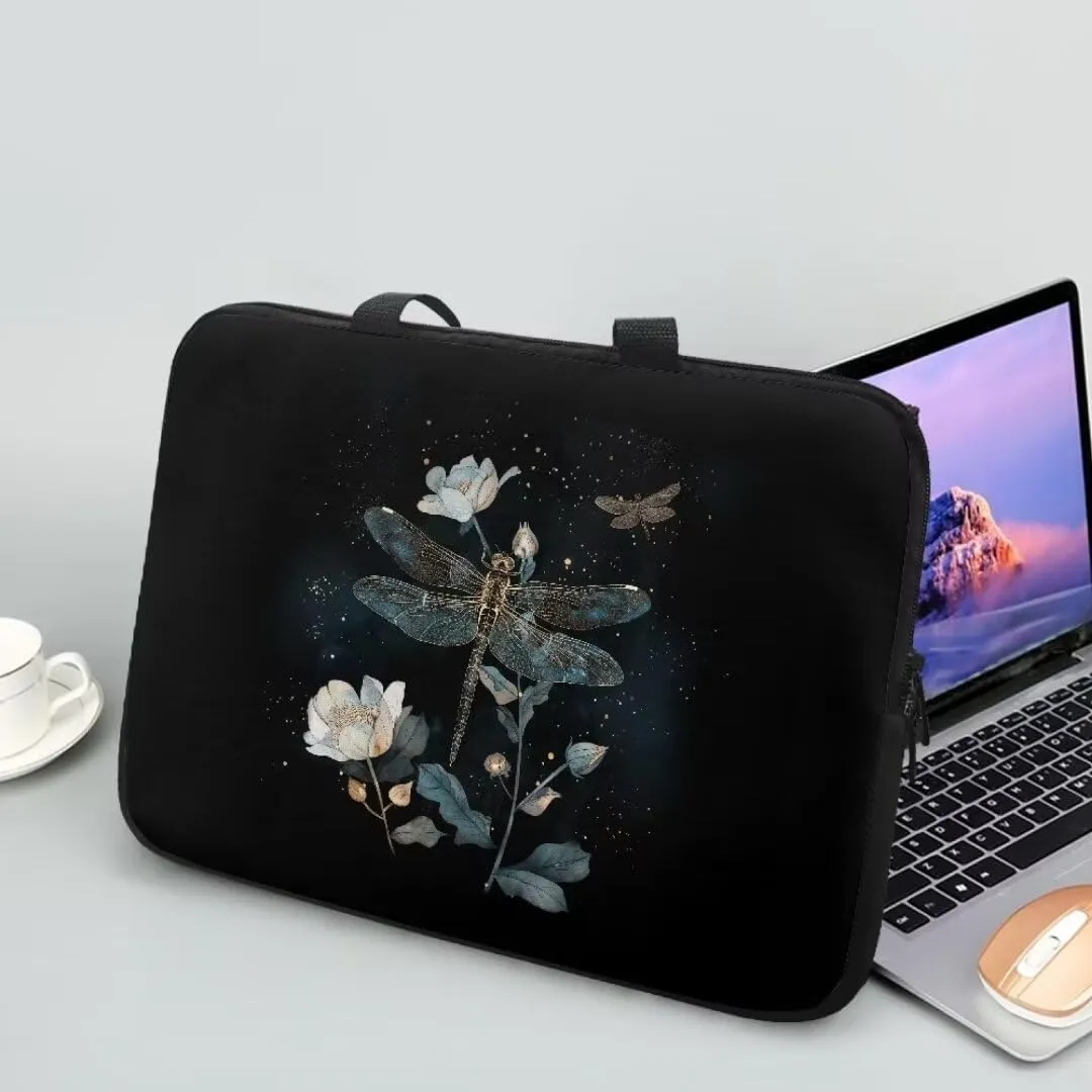 Kuiaobaty Large Zippered Tote Bag for Women Men Laptop Case for College
