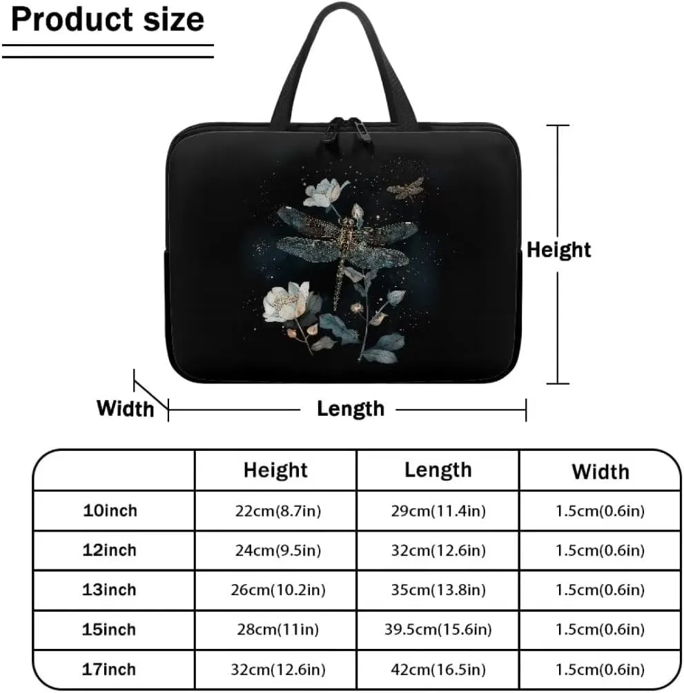 Kuiaobaty Large Zippered Tote Bag for Women Men Laptop Case for College