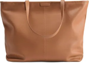 Leatherology Cognac Large Zippered Downtown Tote