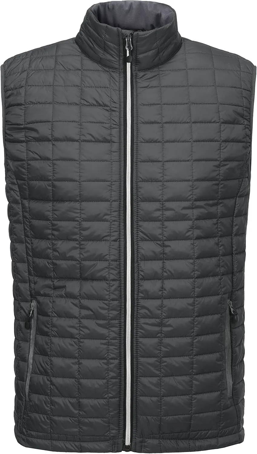 Little Donkey Andy Men's Puffer Vest, Lightweight Warm Sleeveless Jacket for Hiking Travel Golf