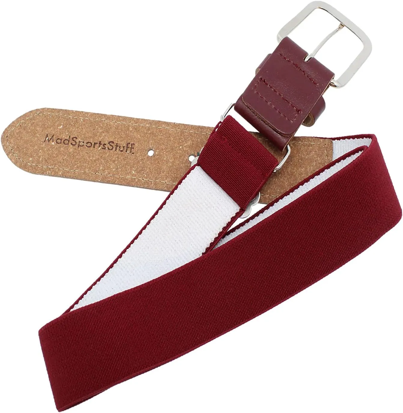 MadSportsStuff Baseball Belt Softball Belt Adjustable - Boys Men Girls Women - Youth and Adult Sizes