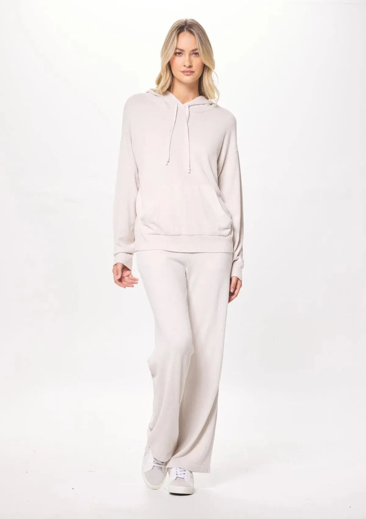 Maggie Plush Knit Pullover Hoodie