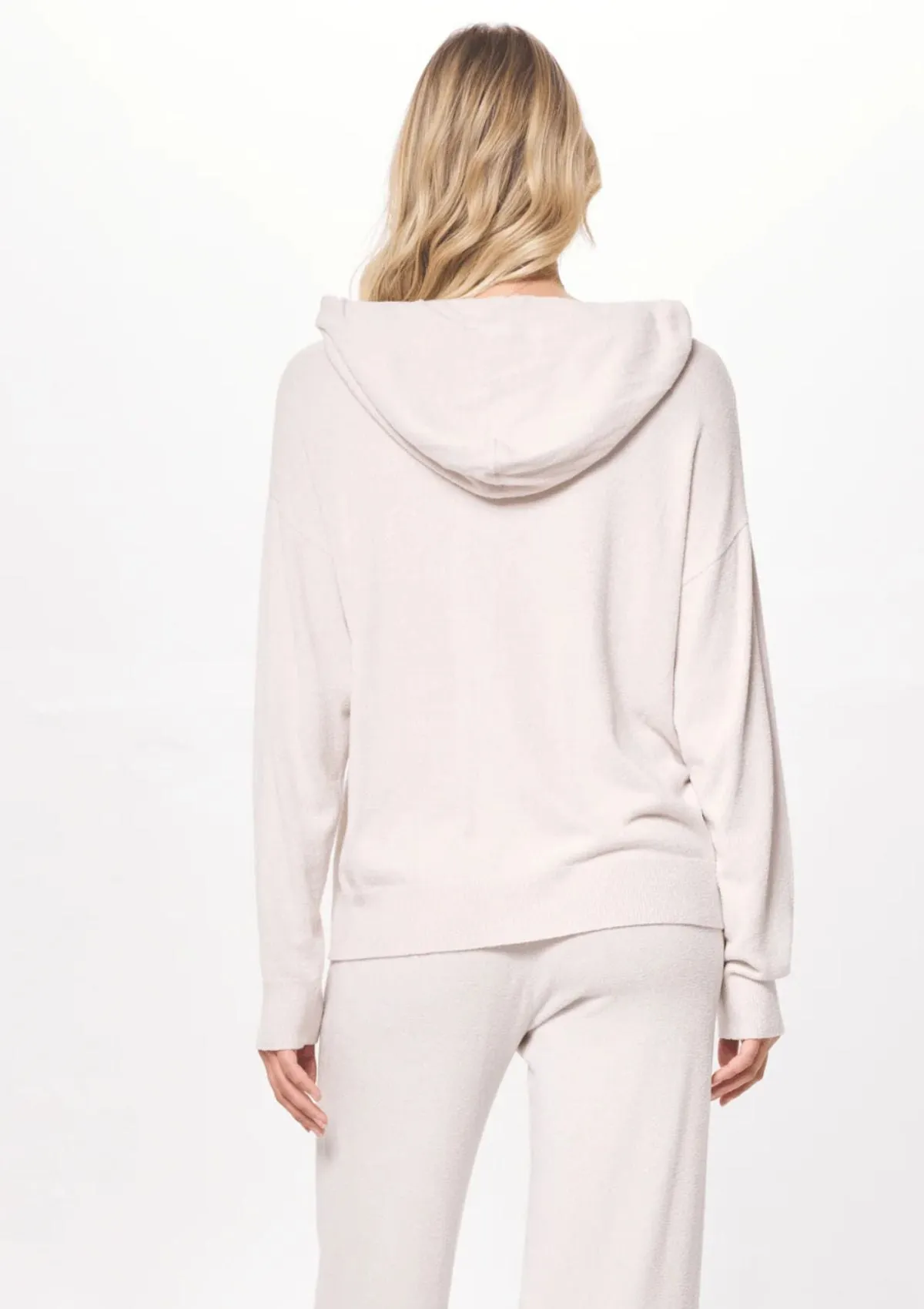 Maggie Plush Knit Pullover Hoodie