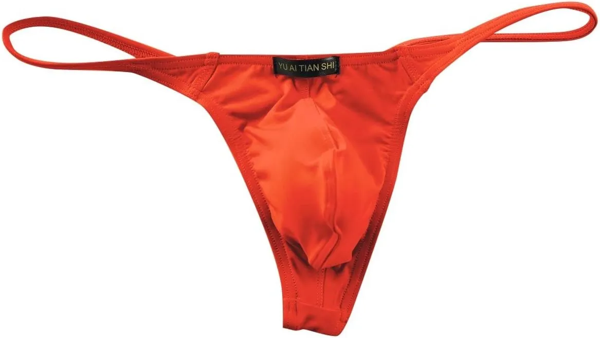 Man Under Wear Men's Stretch Smooth Underpants Loose Short Briefs Low Rise Contour Pouch Panties Sheath Underwear Men