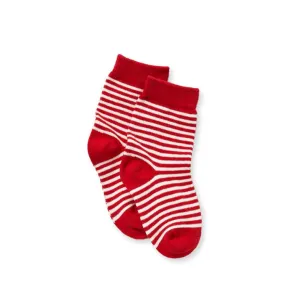 Marquise Red Stripe 2 Pairs Socks