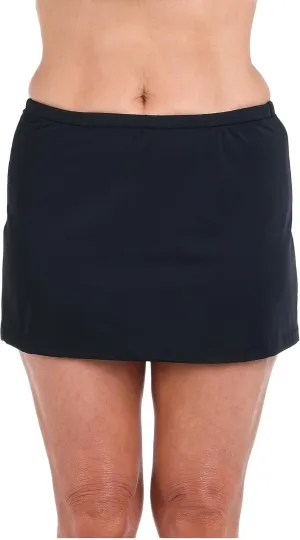 Maxine Of Hollywood Women's Mid Rise Skirted Swimsuit Bottom