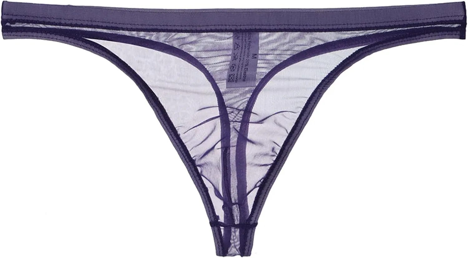 Men's Mesh Sheer Low Rise Briefs U Raised Thong 2025 Date Night