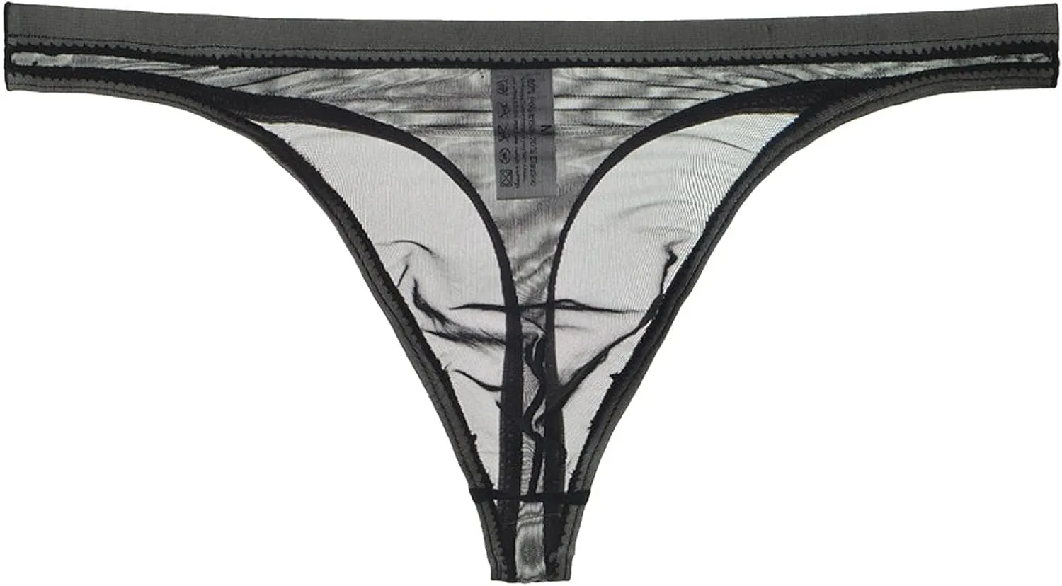 Men's Mesh Sheer Low Rise Briefs U Raised Thong 2025 Date Night