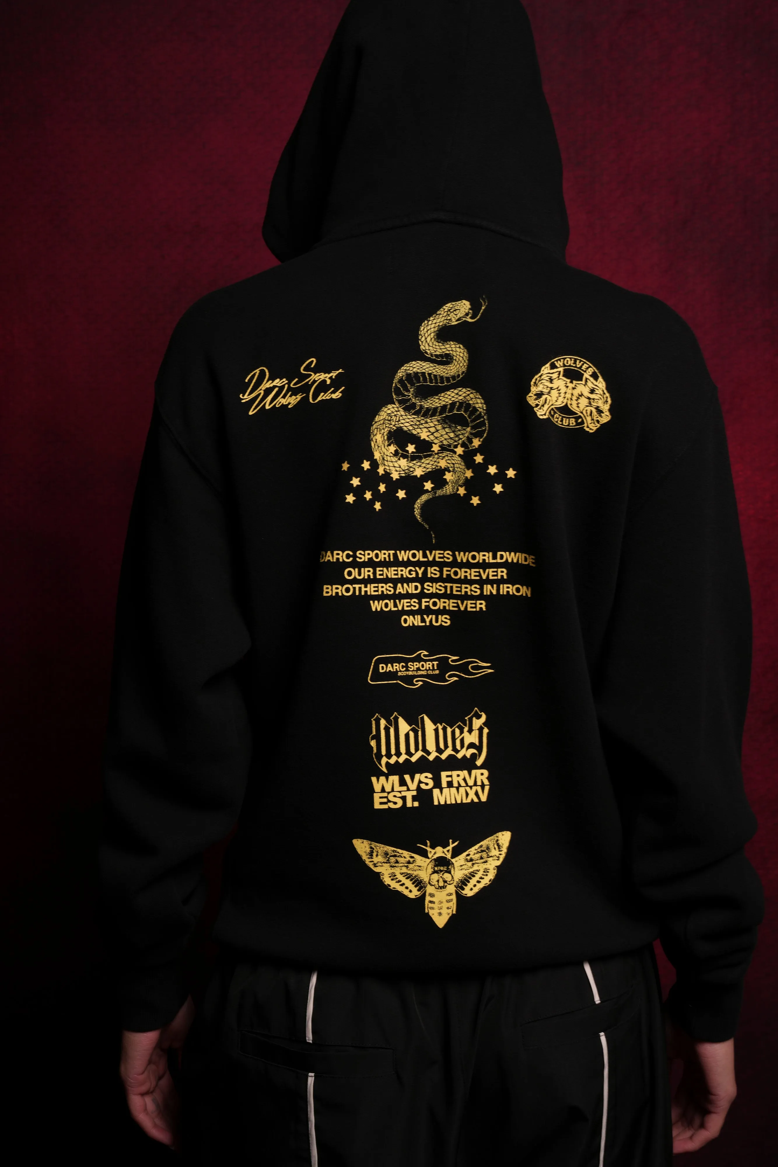 Never Back Down "Dakota" Hoodie in Black